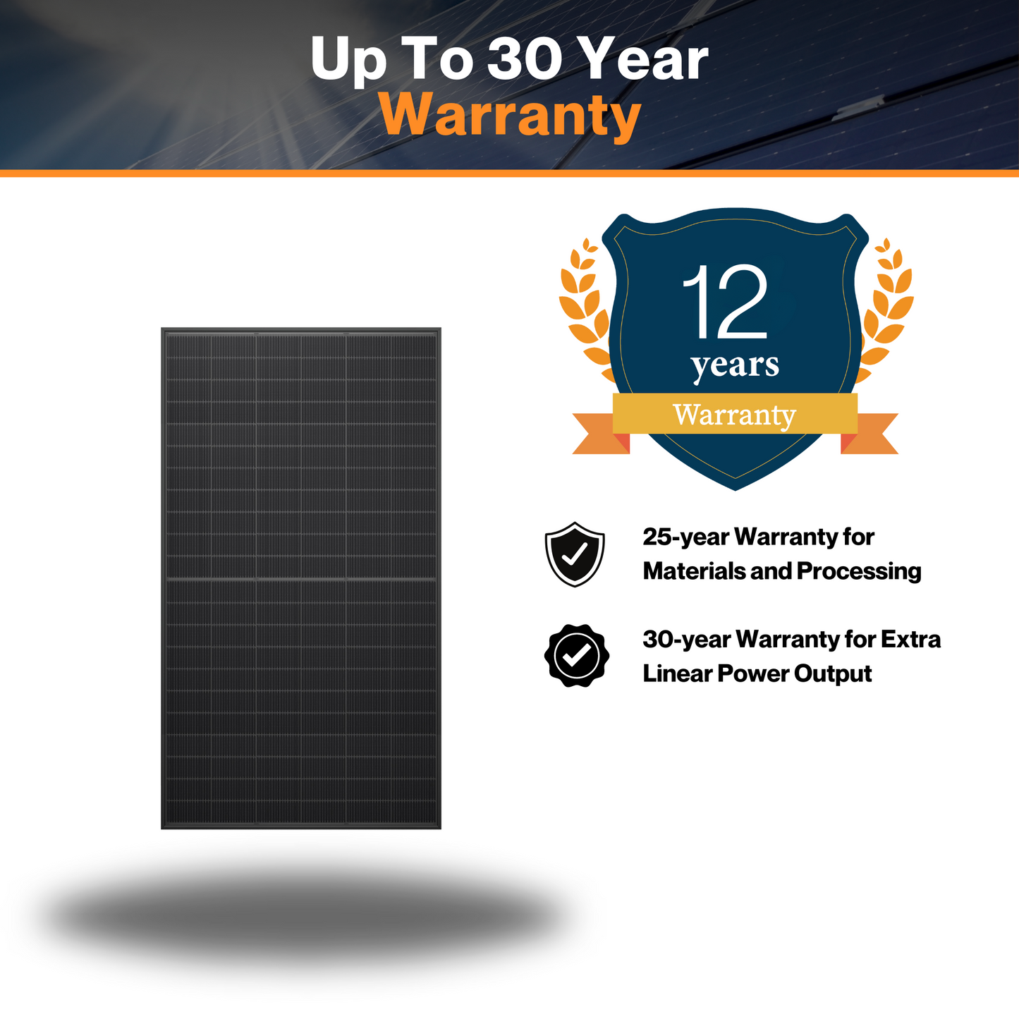 Maple Leaf 520W Monofacial Panel - N-type TOPCon Full Black Solar Module | W/ 10-30% Additional Energy | Black Aluminum Frame| IP68 Rated | Mc4 Connectors