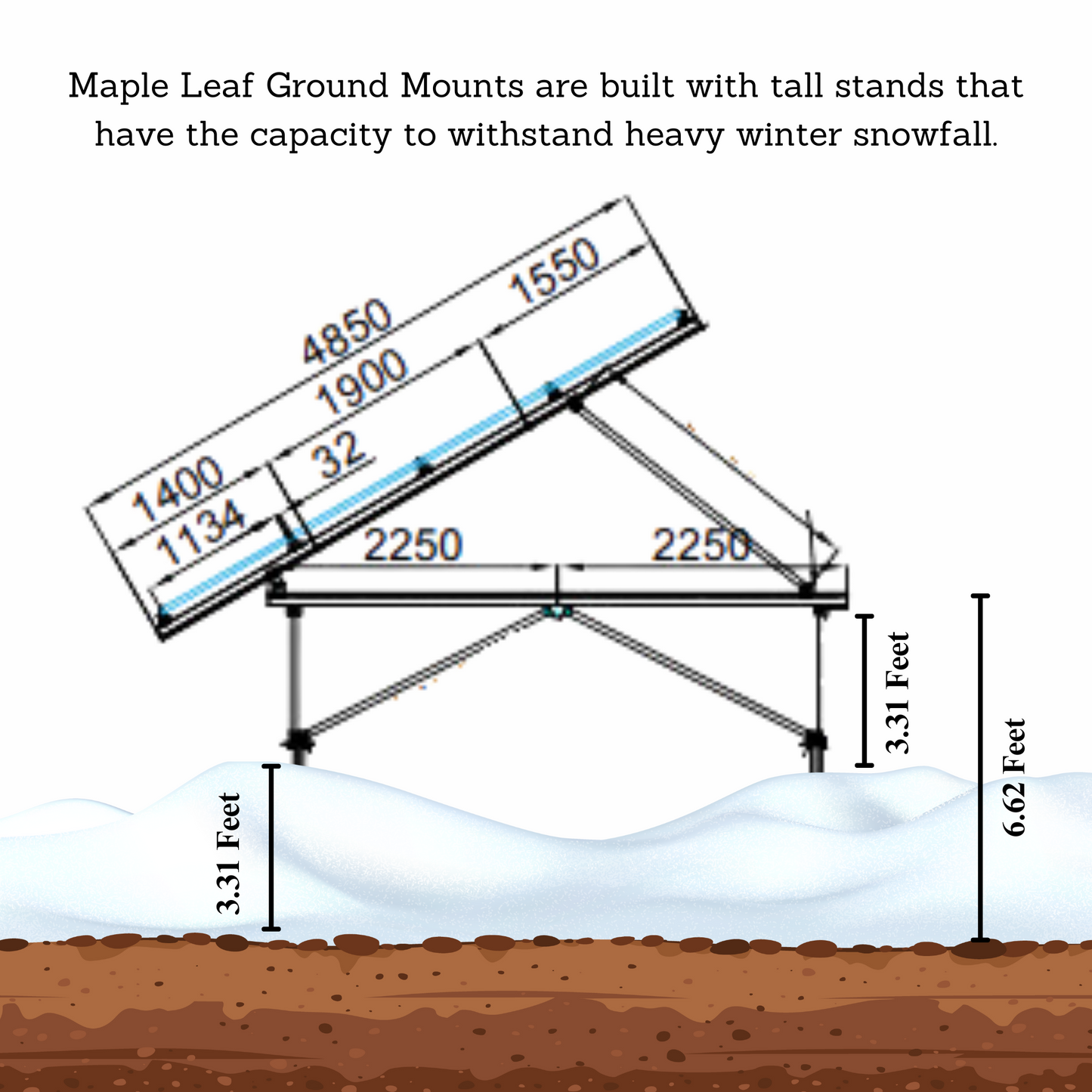 Maple Leaf Power Systems 16 Panel Solar Ground Mount