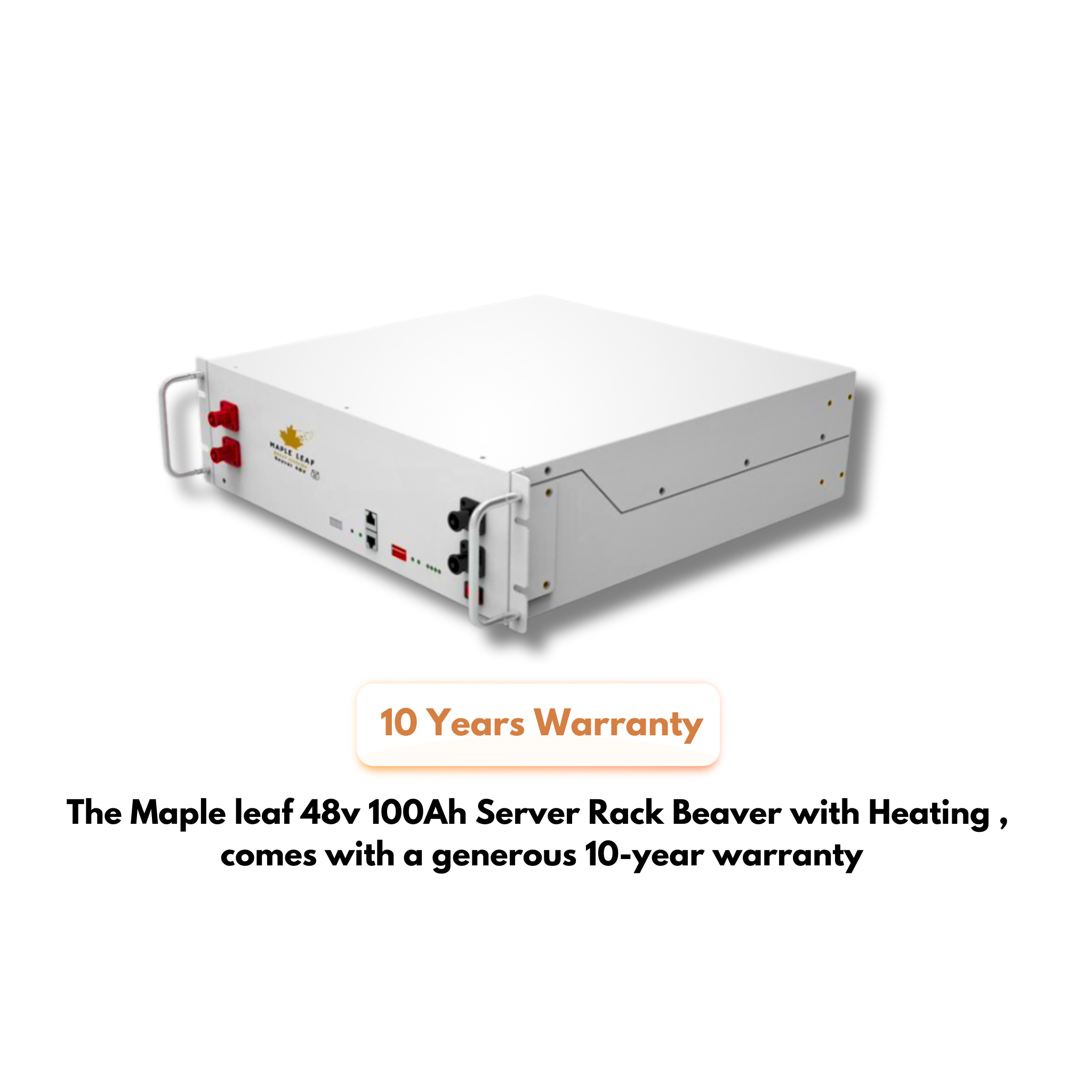 Maple leaf 48v 100Ah Server Rack Beaver With Heating | Deep Cycle Lith ...