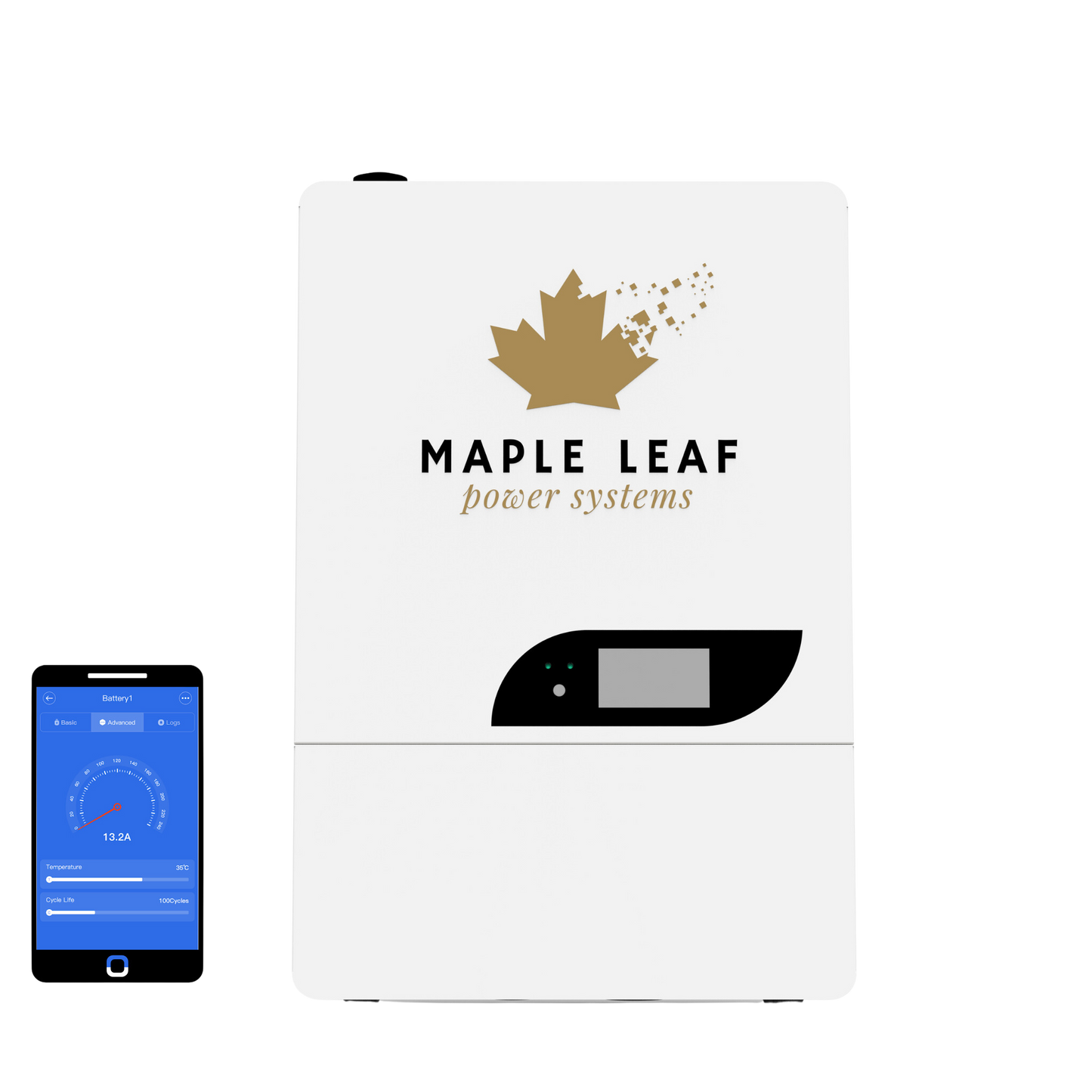 Maple Leaf Powerwall 48V100AH Battery - 10 Year Warranty Home Back Up Battery Bank | UL Approved ESS Solution | CSA recognized UL1973, UL9540A Approved